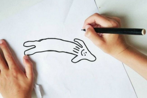 Надзвичайний тато перетворюється на реальність, намальований сином тварин Надзвичайний тато перетворюється на реальність, намальований сином тварин